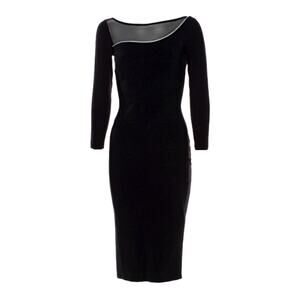 Chiara Boni La Petite Robe Black Dress | Size XXL